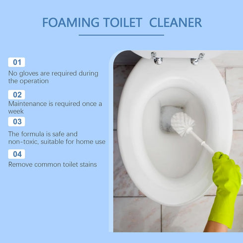 KSVNOTF Glazes.(2pcs) Toilet Cleaning Powder: Dissolves Quickly, Effectively Removes Stubborn Water Stains, Produces