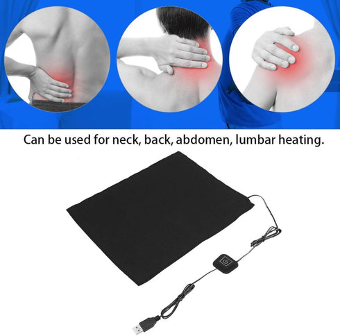 Heating Pad DC 5V Electric Cloth Heater Pad, 3 Shift Heating for Clothes, Seat, Pet Warmer 35?-50?