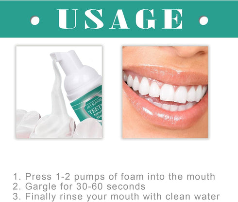 Omexry (3PC) Oral Mouthwash - Teeth Mouthwash Foam, Teeth Total Care Mouthwash, Teeth Whitening Mouthwash, Oral Care