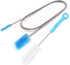 CPAP Tube Cleaning Brush, Flexible Stainless (6 Feet) Plus Handy Brush (10 Inches) for Standard 22mm Diameter Tubing