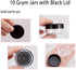 10 Gram Sample Containers with Lids, 40 PCS Small Cosmetic Sample Jars for Makeup, Lotion, Liquids, Powder