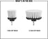 Dirt Devil 2-Piece Soft Bristle Scrubber Cleaning Brush Set, 2" & 3.5" Brushes for Gentle Whole-Home Cleaning, AD82100