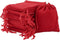 FASHEWELRY 100 Pack Red Velvet Drawstring Bags, 3.6 x 2.8 Inch for Christmas Gift Packaging