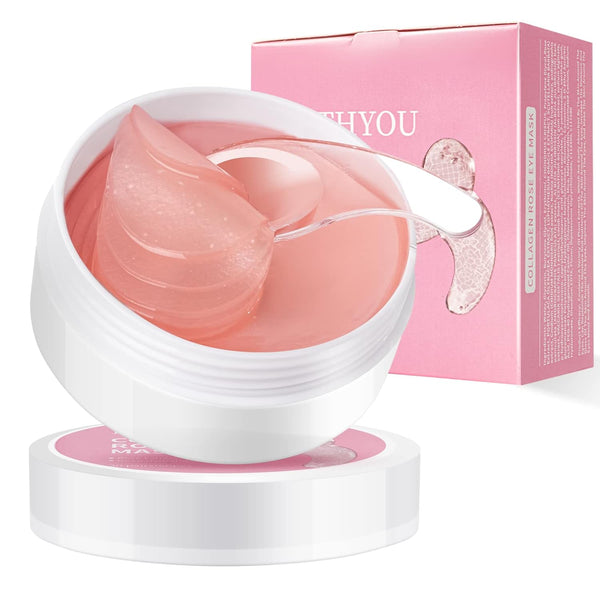 FANMIN Under Eye Mask, Gel Pads with Collagen, Skincare Eye Patch Masks for Women and Men