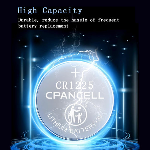CR1225 Lithium Batteries 3V High Capacity Battery (5 Count)