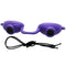 Super Sunnies Evo Flexible UV Eye Protection Goggles, FDA Compliant Tanning Bed Glasses, Purple