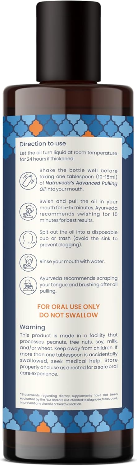 Advanced Coconut Oil Pulling, 10 Fl Oz, Extra Virgin Coconut Oil, Mint, Healthy Gums & Strong Teeth