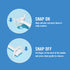 REACH Listerine Ultraclean Flosser Refill Heads, 6-Pack, Mint, Easy on Gums & Teeth, 168ct