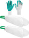 Seeloowy 2 Pcs Easy Slide Compression Arm Sleeve Aid Open Toe and 1