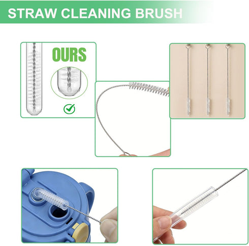 Use,Kitchen,Window,Bathroom,Corners(12PCS) Crevice Cleaning Brush,Hard Bristle Grout Scrub Brushes Tool,Straw Cleaner