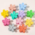 Yellow Hair Claw Clips | Flower Shaped Plastic Jaw Clips | Anti-scratch Light Hair Accessories for Beauty