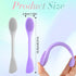 2PCS Manual Facial Cleansing Brush, Silicone 2 in 1 Face Mask Applicator and Scrubber Tool for Exfoliating Makeup