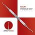 Dental Tools by HOKIN, Plaque Remover for Teeth Cleaning, Stainless Steel Dental Picks for Men, Women, Kids