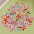 Pack of 250pcs Cute 3D Nail Charms for Acrylic Nails, Flower Bee Pineapple Bear Charms for Nail Art Decorations