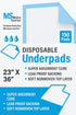 Metro Source Disposable Underpads, 23x36 inches, 150 Count, Highly Absorbent with Waterproof Backing, for