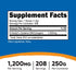 Nutricost N-Acetyl L-Cysteine (NAC) Powder 250 Grams - Vegan NAC, Non-GMO, Gluten Free