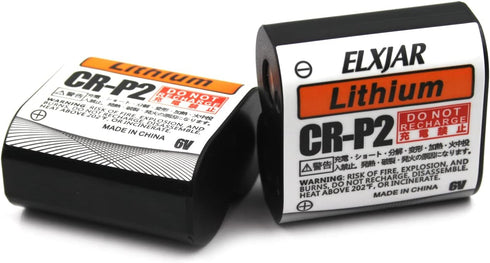 hflexgrad (5-Pack) 6V 1500mAh CR-P2 223A 2CR-P2 EL223AP DL223A Lithium Photo Battery Replacement for Cameras and Flash