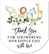 InvitationHouse Baby Shower Hand Sanitizer Favor Stickers - Set of 60 Labels (Jungle