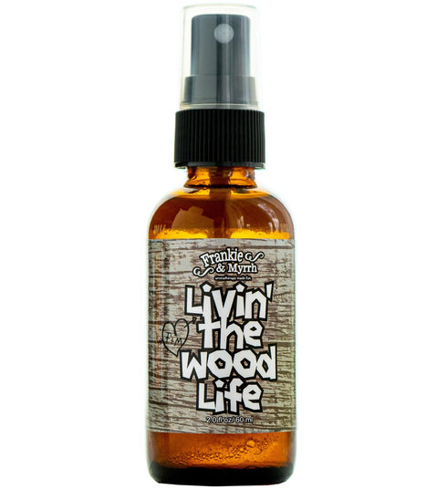 Frankie & Myrrh Livin' The Wood Life Aromatherapy Spray, Patchouli, Vanilla, Sandalwood, Cedar, 100% Pure Oils