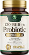 Probiotics for Digestive Health | 120 Capsules | 120 Billion CFU for Women's Vaginal pH & Daily Immune Support,