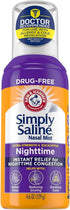 Healthcare 4.25 oz Simply Saline Nighttime Nasal Mist Giant Size Personal /Health Care