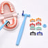 Complete IPR Kit for Orthodontic Treatment, Interproximal Enamel Reduction Set with Manual Handpiece and Polishing