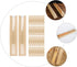 HONITANO 50pcs Packaging Kraft Paper Bread Bags with Window for Baguette Loaf Disposable Paper Bags for Homemade Bread