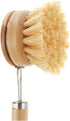 Set 5-Piece Set 2 Tieralia Bamboo Dish Brush Gift Kitchen Cleaning with Bottle Brush, Round Scrub Brush, Palm Brush