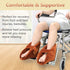 Heel Protectors Cushion for Bed Sores (1 Pair), Foot Pillows for Pressure Ulcers, Ankle Protector Pillow