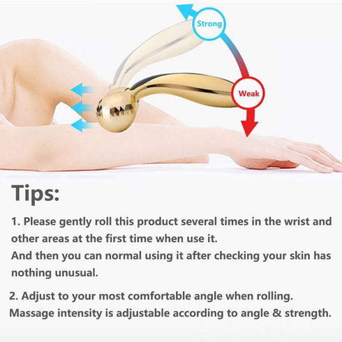 SUPANT V Facial Roller Massager - Reduce Wrinkles, Massage for Lymphatic Drainage and Skin Tightening