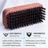 ZEUS Palm Beard Brush, Soft Boar Bristle for Men, Detangles & Smooths Facial Hair (Made in Germany) G92
