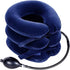 S Cervical Neck Traction Device for Instant Neck Pain Relief, Inflatable & Adjustable Neck Support Brace, Blue