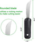 YPC Adaptive Utensils, Easy Grip Silverware, Built-Up Fork, Spoon, Rocker Knife for Adults with Arthritis, 3 Piece Set