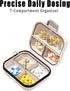 LERAO Case,7 Travel Pill Day Pill Organizer Cute,Travel Medicine Organizer Pill Box,Pastilleros para
