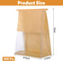 mekueeex 100 8.7 4.3 11 Inches Packaging PCS Paper Bread Bag for Homemade Breads, x x Kraft Bakery Bags with Tin Tie