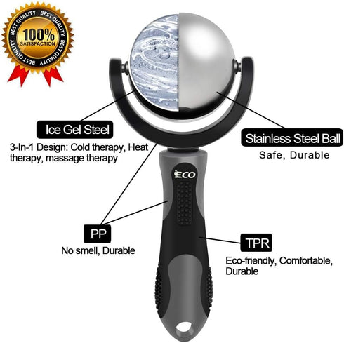 iECO Cold Massage Roller Ball for Deep Tissue Relief