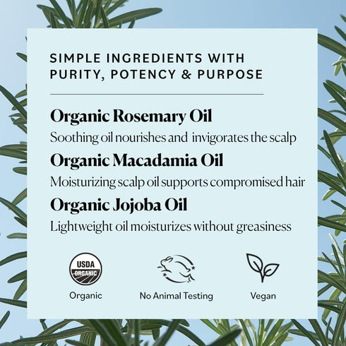 Strong Roots Castor Oil & Rosemary Oil Blend by Sky Organics