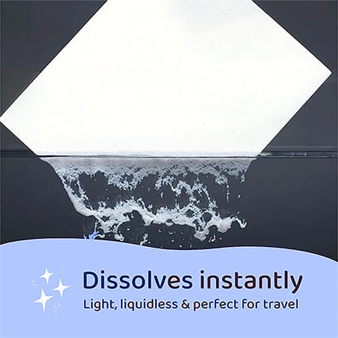 Laundry Detergent Sheets by Enyur, 3 Pack, 96 Loads, Free and Clean for Travel and Home Use