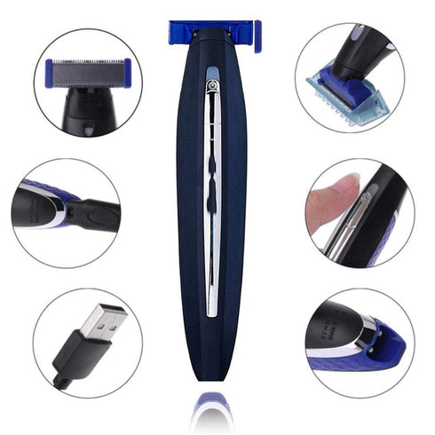 Solo Men's Full Body Electric Shaver Trimmer Comb Replacement Comb 3 PCS 1.3.5mm with Cleaning Brush