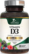 Vitamin D3 5000 IU Chewable for Bone, Teeth, Muscle & Immune Support, 120 Chewable Tablets