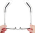 Spring Hinge Metal Frame Reading Glasses in Black, Silver, and Gunmetal