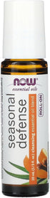 NOW Foods Essential Oils, Seasonal Defense Roll On, Non-GMO Project Verified, Cleansing Blend, Topical Aromatherapy,