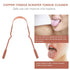 Travel Scraper, Copper Oral Cleaning Tool with Box for Adults & 1pcs (Golden) Travel Essentials