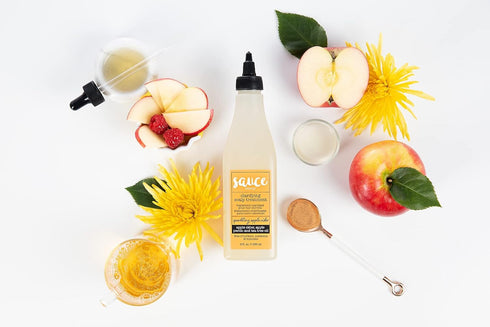 Sauce Beauty Sparkling Apple Cider Clarifying Scalp Treatment - 8 Fl Oz Apple Cider Vinegar Rinse