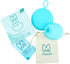 Mascoto Set (2 Pack) 12-Hour Reusable Menstrual Disc Soft Medical-Grade Silicone, Leak-Resistant Design, Easy Removal