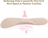 CB 4-Pairs Silicone Gel Invisible Slim Inserts, Arch Support Insoles for Women High Heel Shoes 5-7, Nude