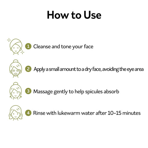 PESTLO Spicule Re-Born Exfoliating Peeling Mask 4.23 oz./120ml - Gentle Exfoliation, Nourishing, Radiant Skin