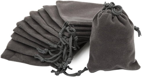Shintop 10pcs Velvet Drawstring Bags - Wedding Gift Bags Velvet Cloth Jewelry Pouches