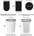 Classycoo Trash Bags, 100 Count, 6 Gallon Extra Thick Leak Proof Garbage Bags for Home Office Trash Can, Black