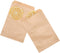 Volanic 100PCS 3X5 Inch Kraft Paper Bags, Small Flat Party Favor Bag for Bakery Cookies Sandwich Soap Packing